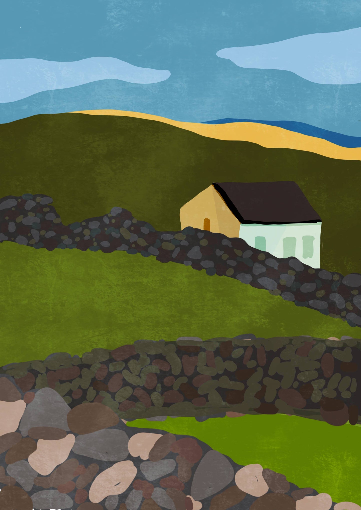 Aran Islands A4 Wall Print