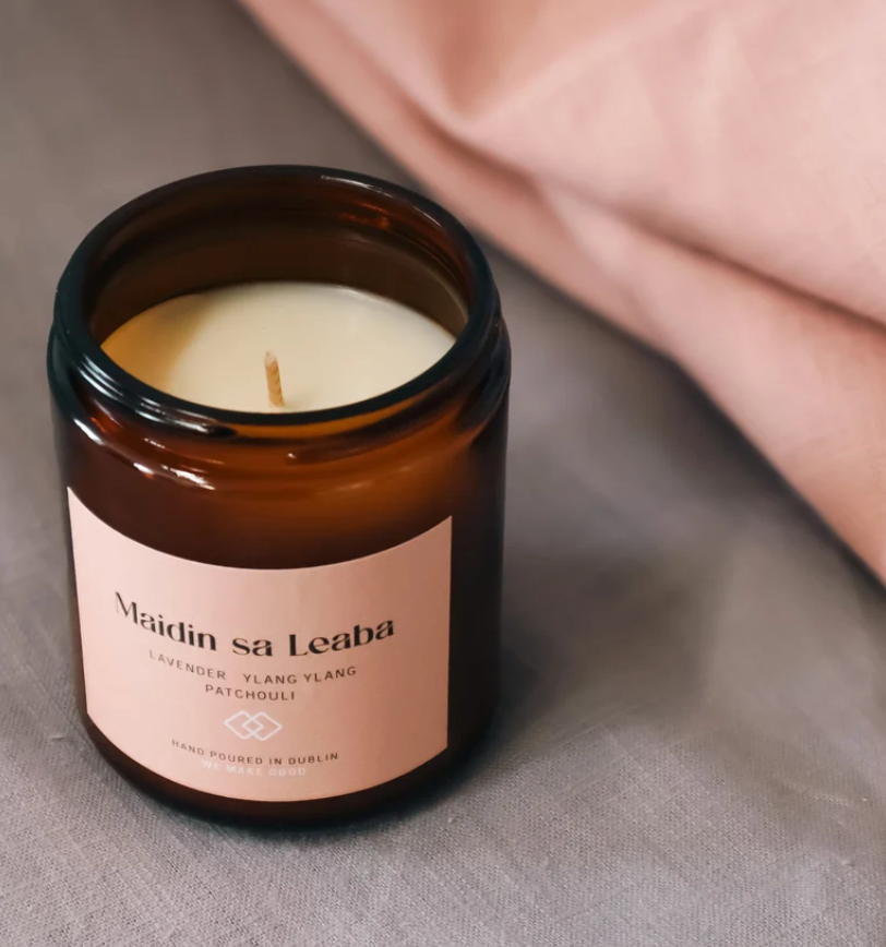 Maidin Sa Leaba Aromatherapy candle by We Make Good