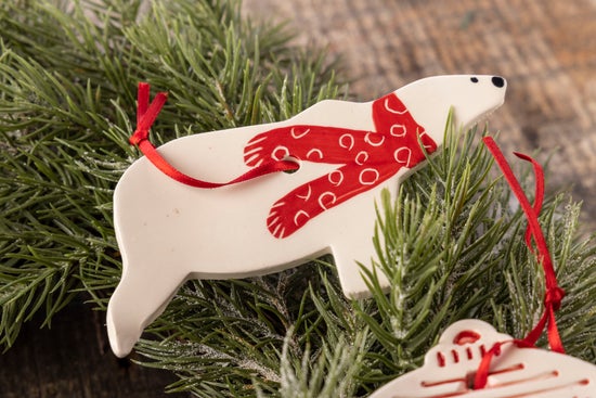 Character Christmas Decorations - Snowman, Fox, Polar Bear & Sleepy Robin