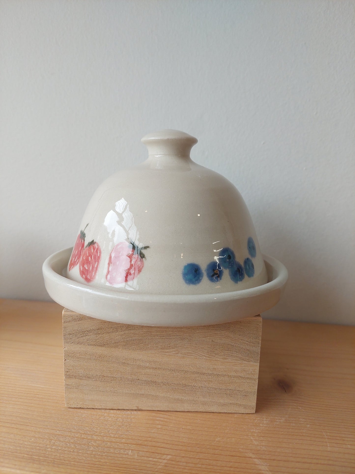Summer Berry Butter Dish