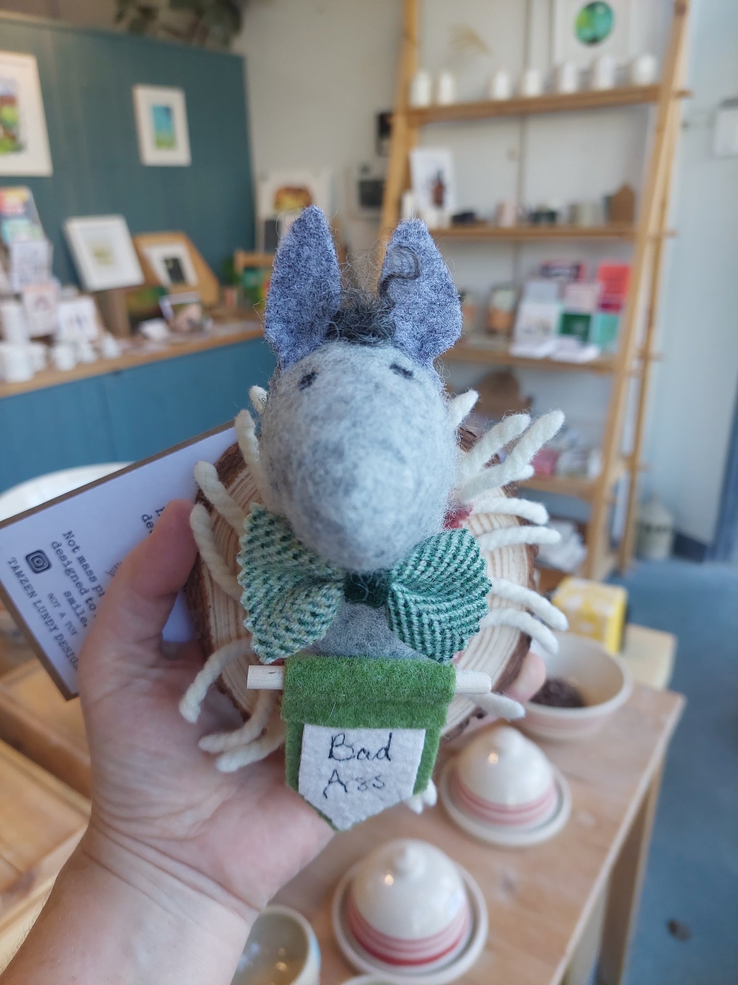 Felted Donkey 'Bad Ass'