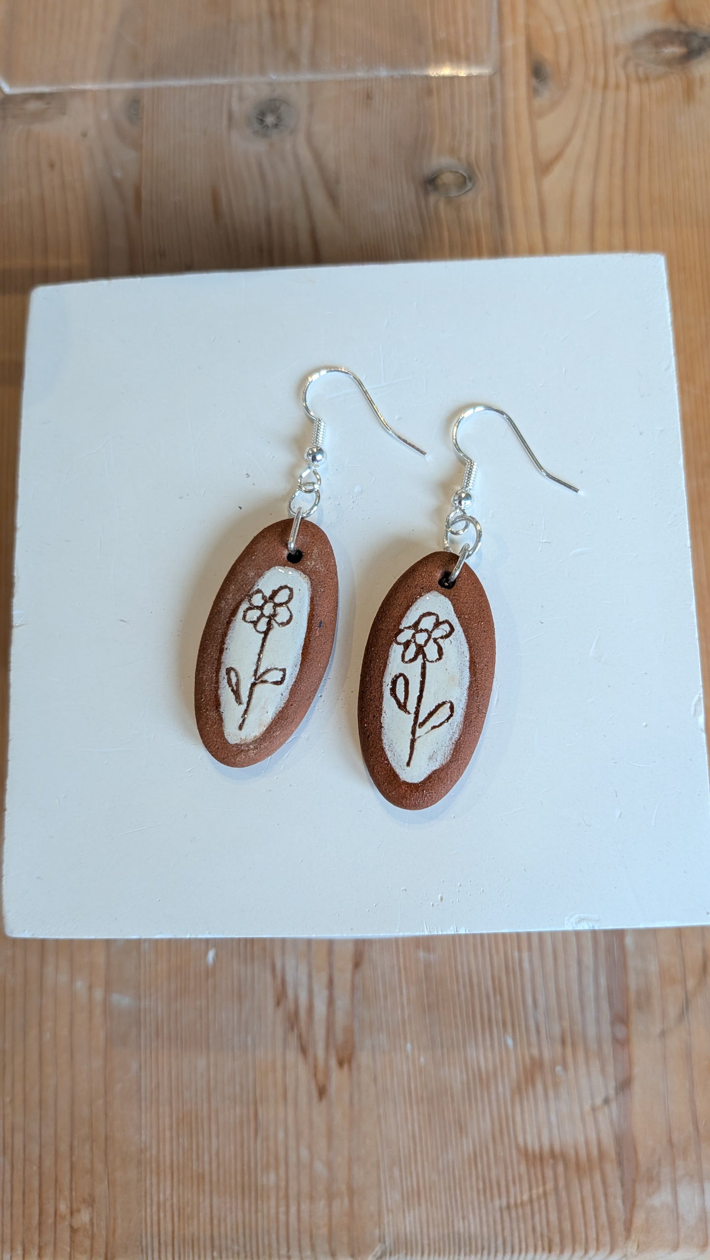 Flower Terracotta Brookwood earrings