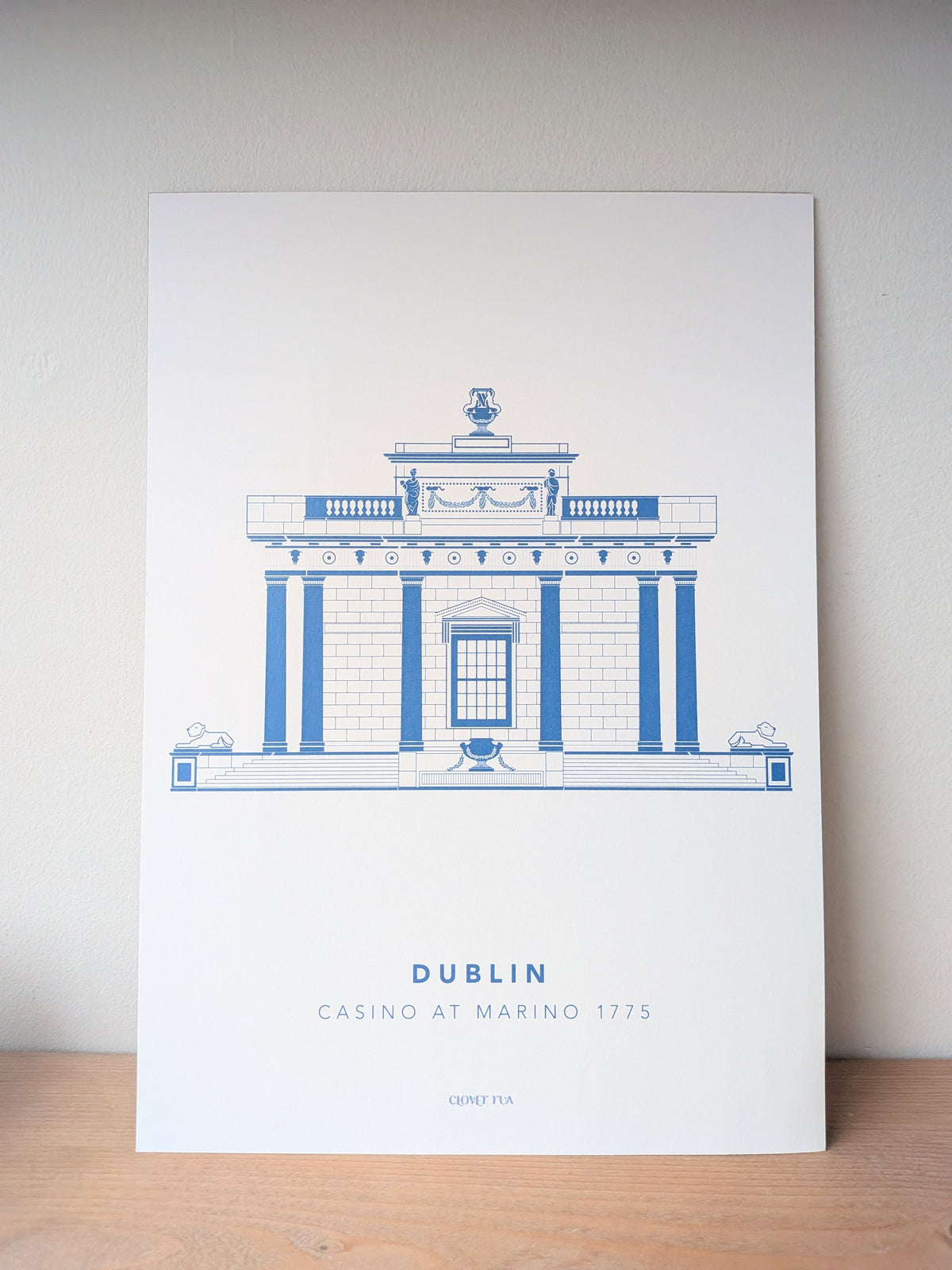 Casino in Marino Print by Clover Rua