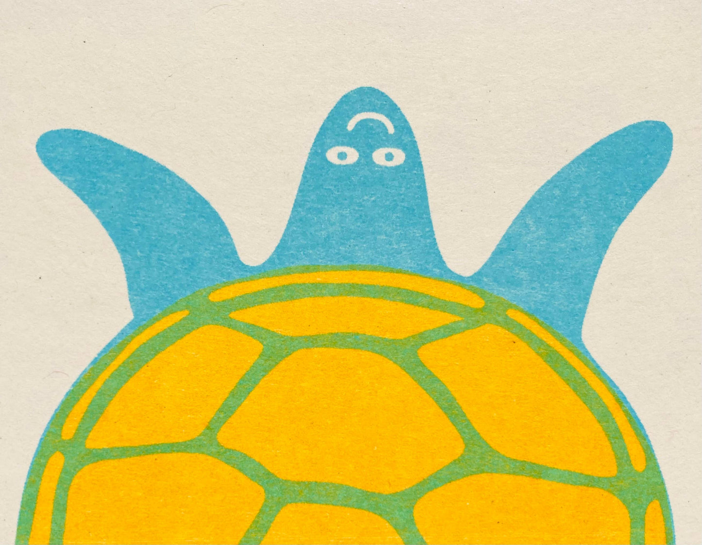Riso Greetings Card -Turtle