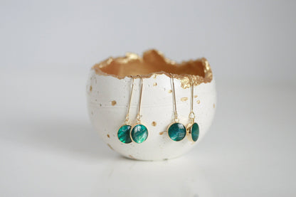 Waves & Shadows Earrings | Resin Jewellery