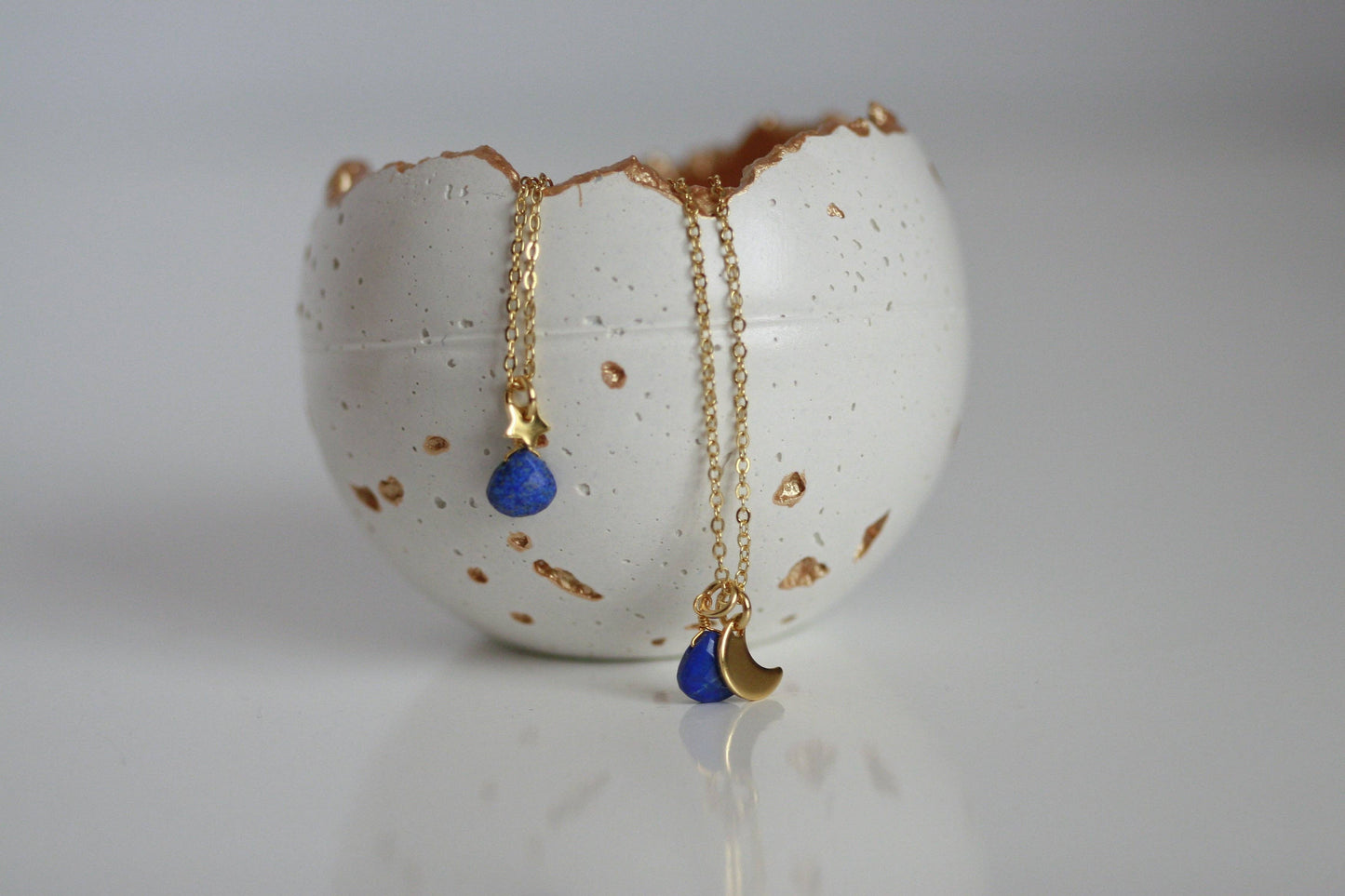Kaiko - Dainty Crystal Necklace | Lapis Lazuli