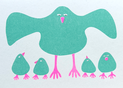 Riso Greetings Card - Brood