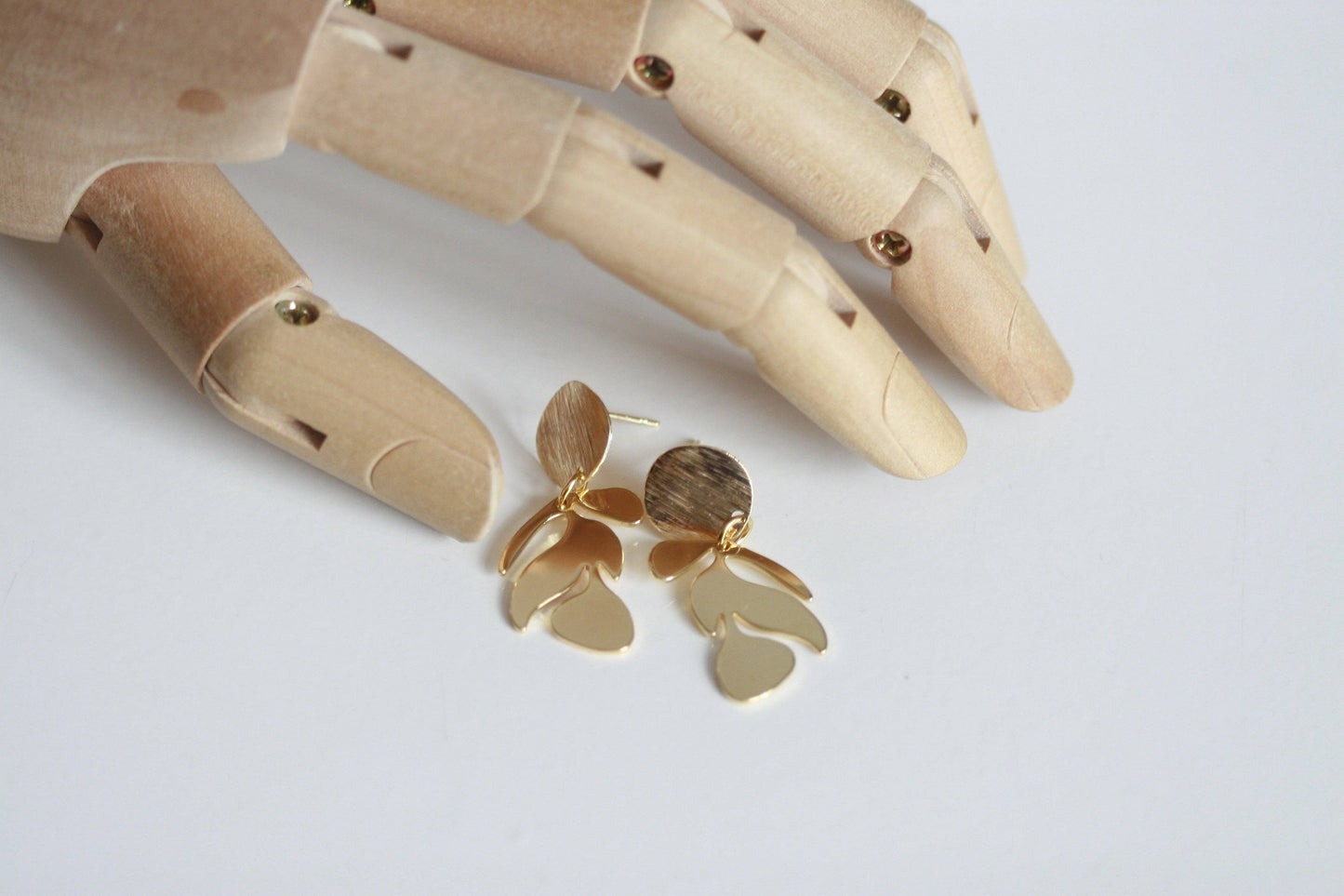 Kaiko - Leaf Earrings | Statement Studs