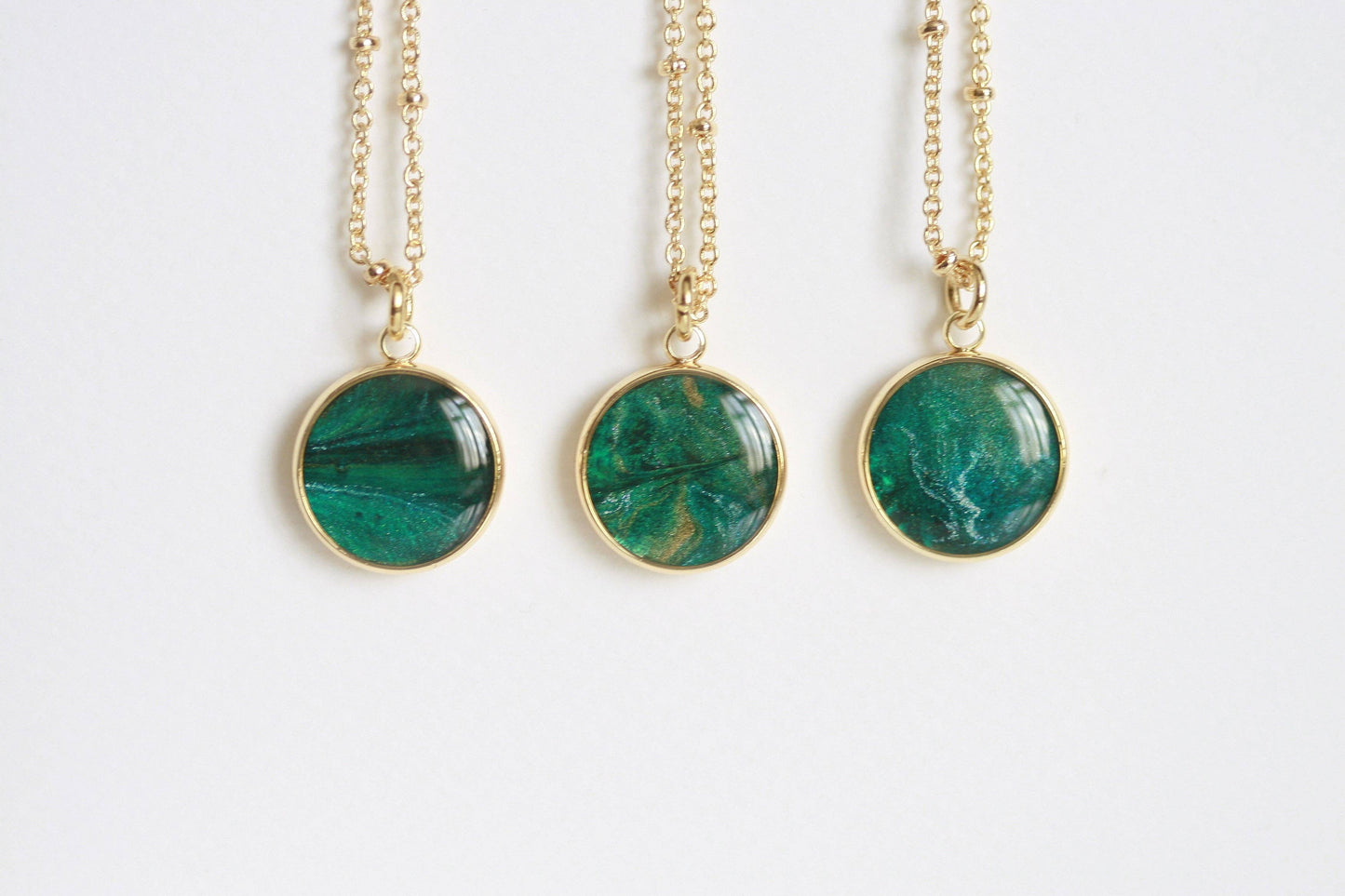 Waves & Shadows Necklaces | Resin Jewellery