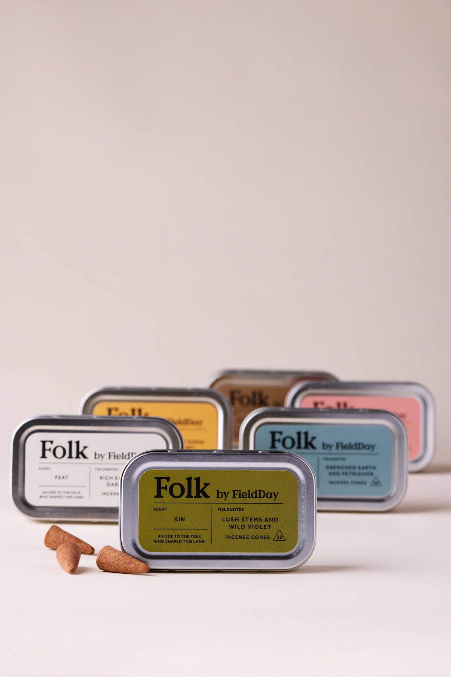 Forage Folk Tin of Incense Cones