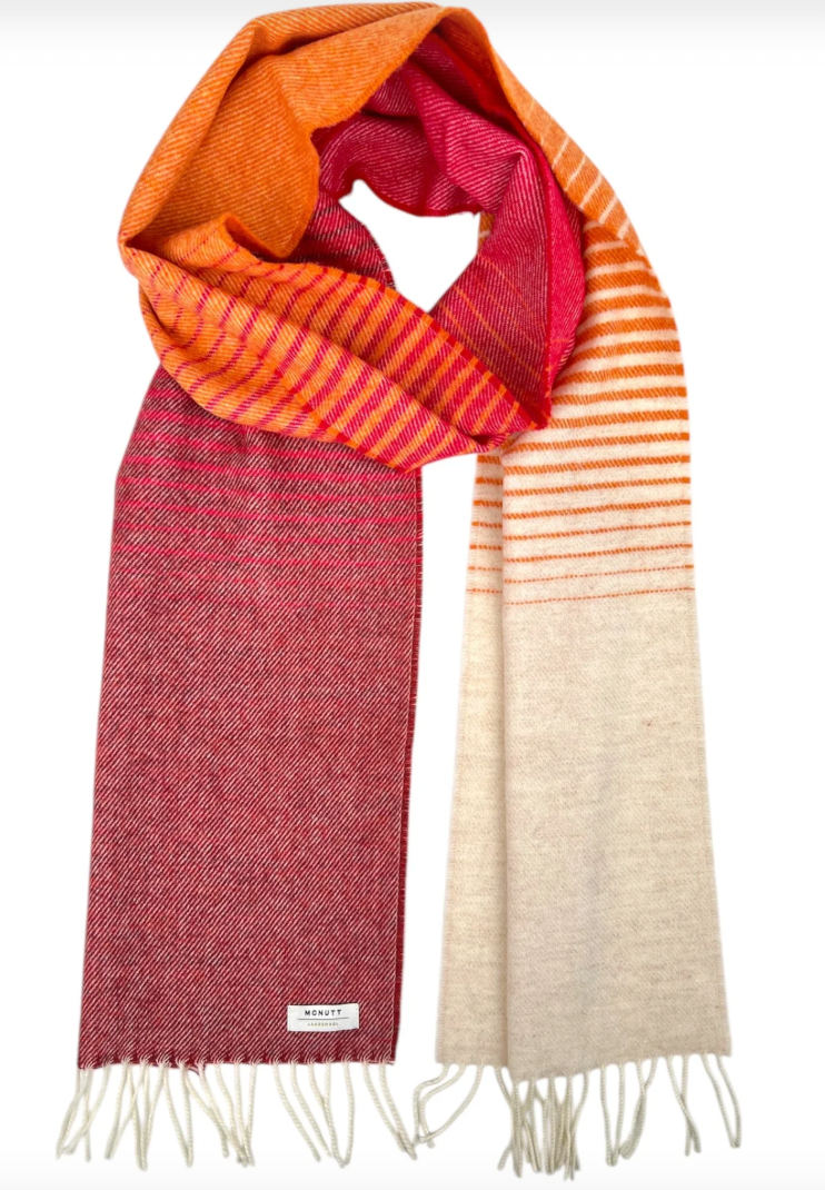 Merino Wool TIGERLILY OMBRÉ SCARF
