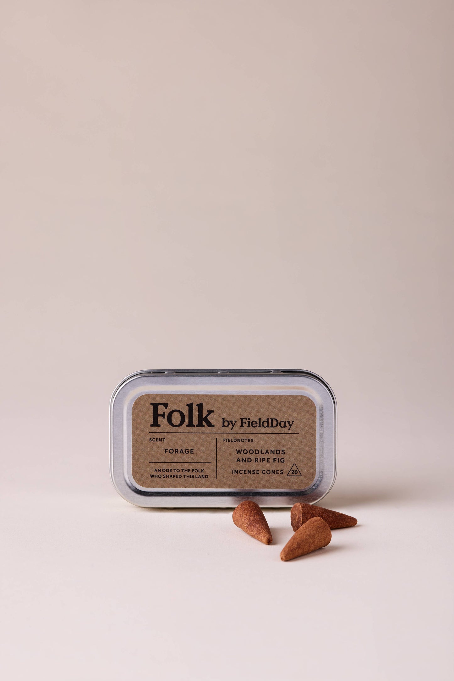 Forage Folk Tin of Incense Cones
