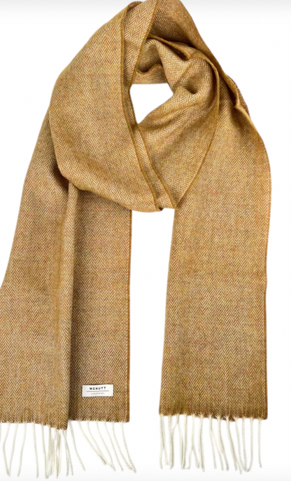 Mead Merino wool Herringbone SCARF