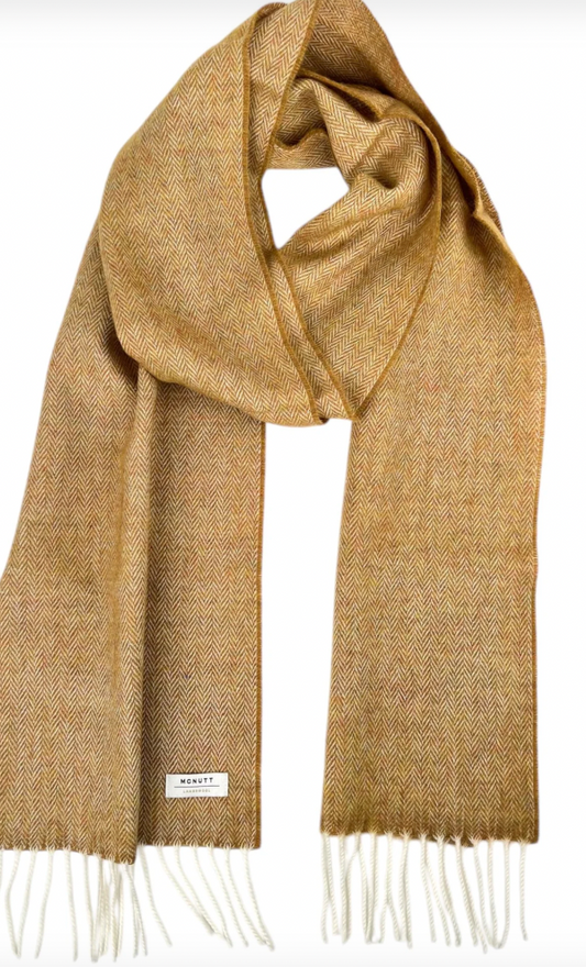 Mead Merino wool Herringbone SCARF