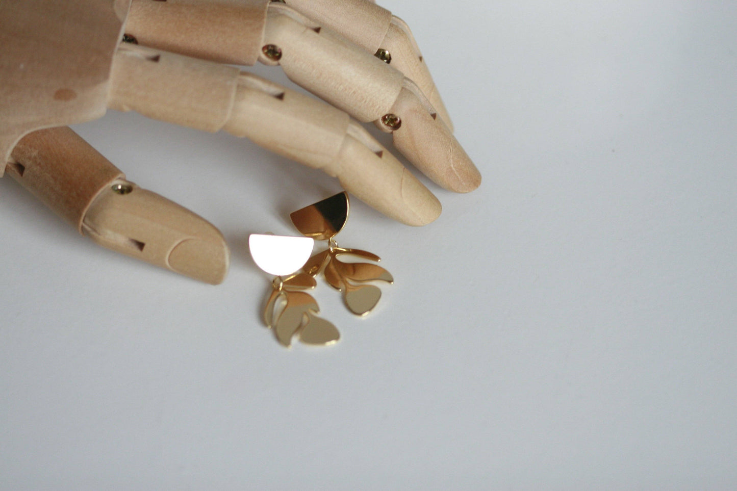 Leaf Earrings | Statement Studs