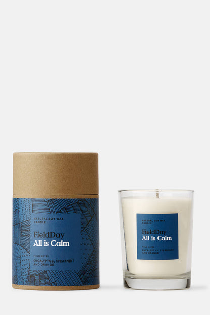 Christmas All is Calm Soy Wax Large Candle