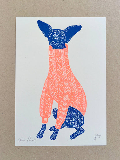 Knit Picker by Strangford Prints