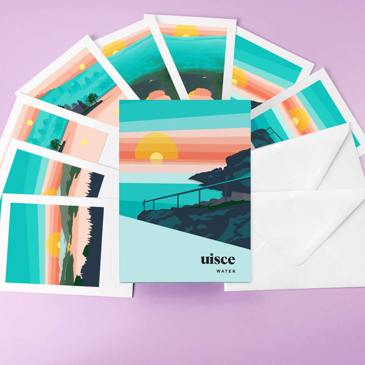 Water Greeting Card Box