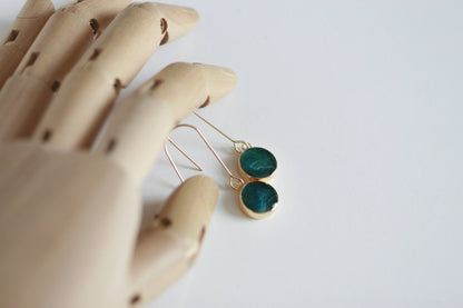 Waves & Shadows Earrings | Resin Jewellery