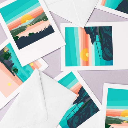 Water Greeting Card Box