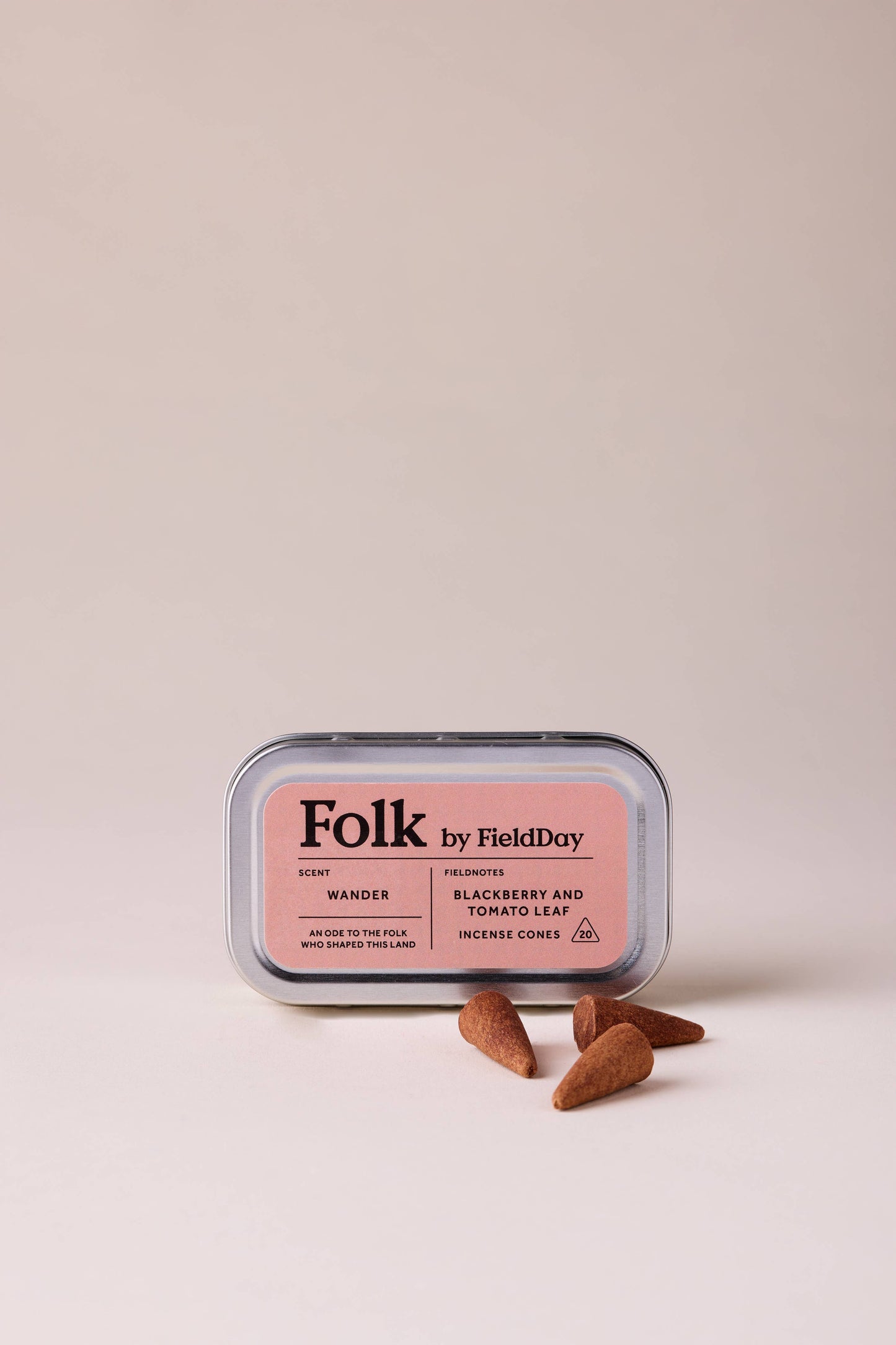 Wander Folk Tin of Incense Cones