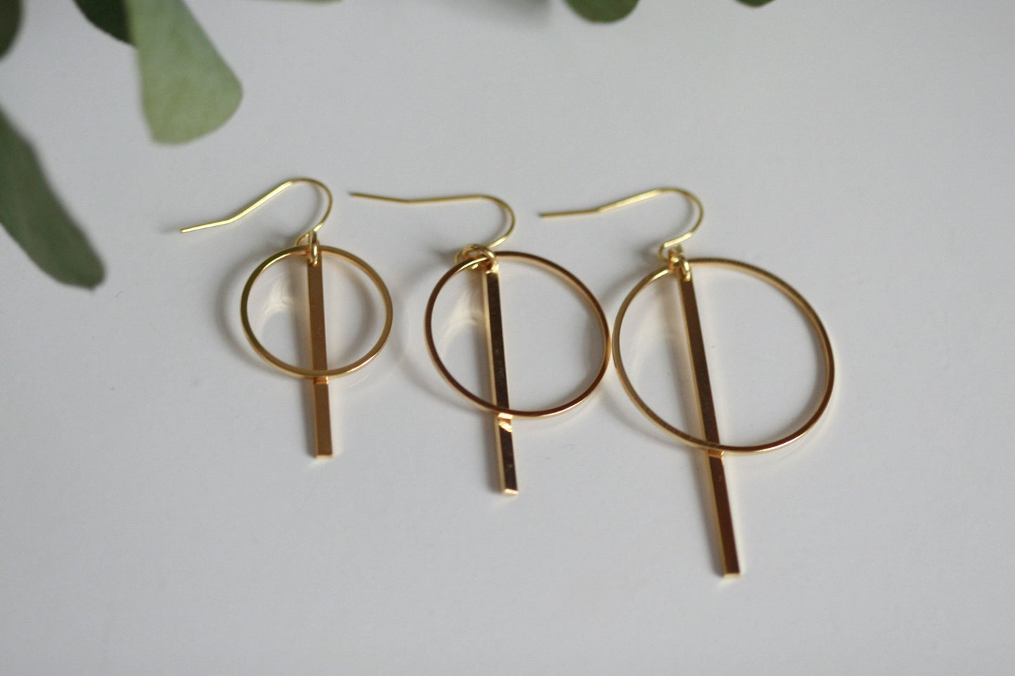 Delicate Geometric Earrings | Minimal