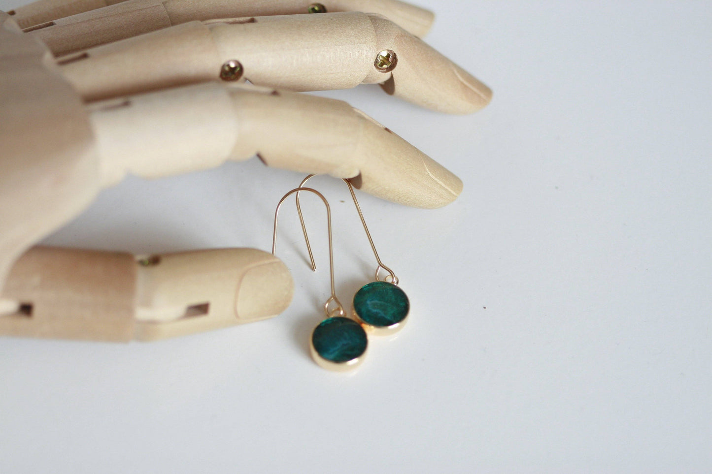Waves & Shadows Earrings | Resin Jewellery