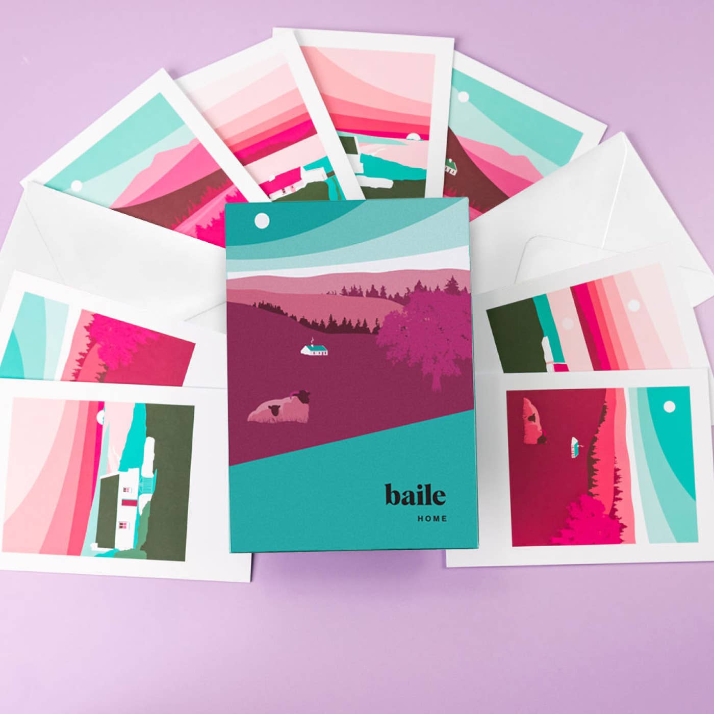 Home Greeting Card Box