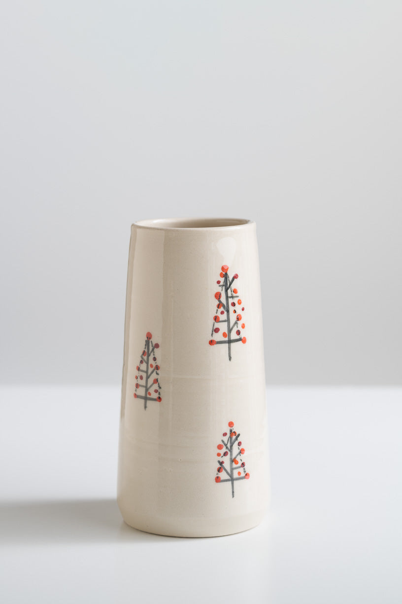 Brookwood Festive Tree vase Large