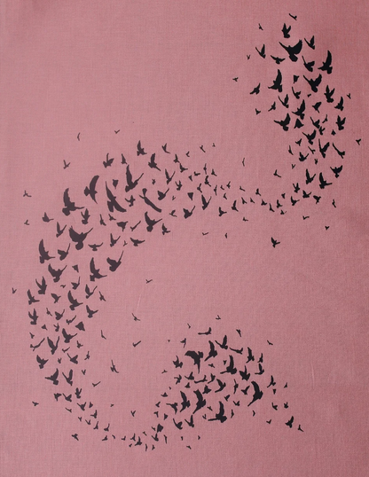 Irish Linen Teatowel:  Starlings
