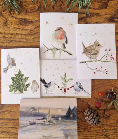 Winter Cards  by Enagh Farrell : "Stories from the Hedgerow"