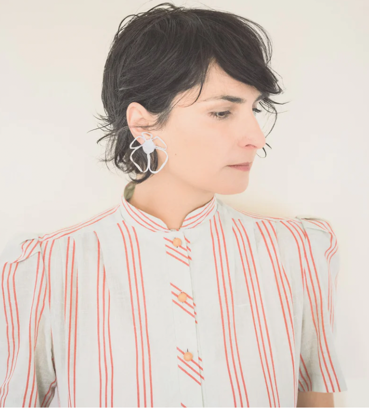 Handmade Sakura Earrings by Daki Daki