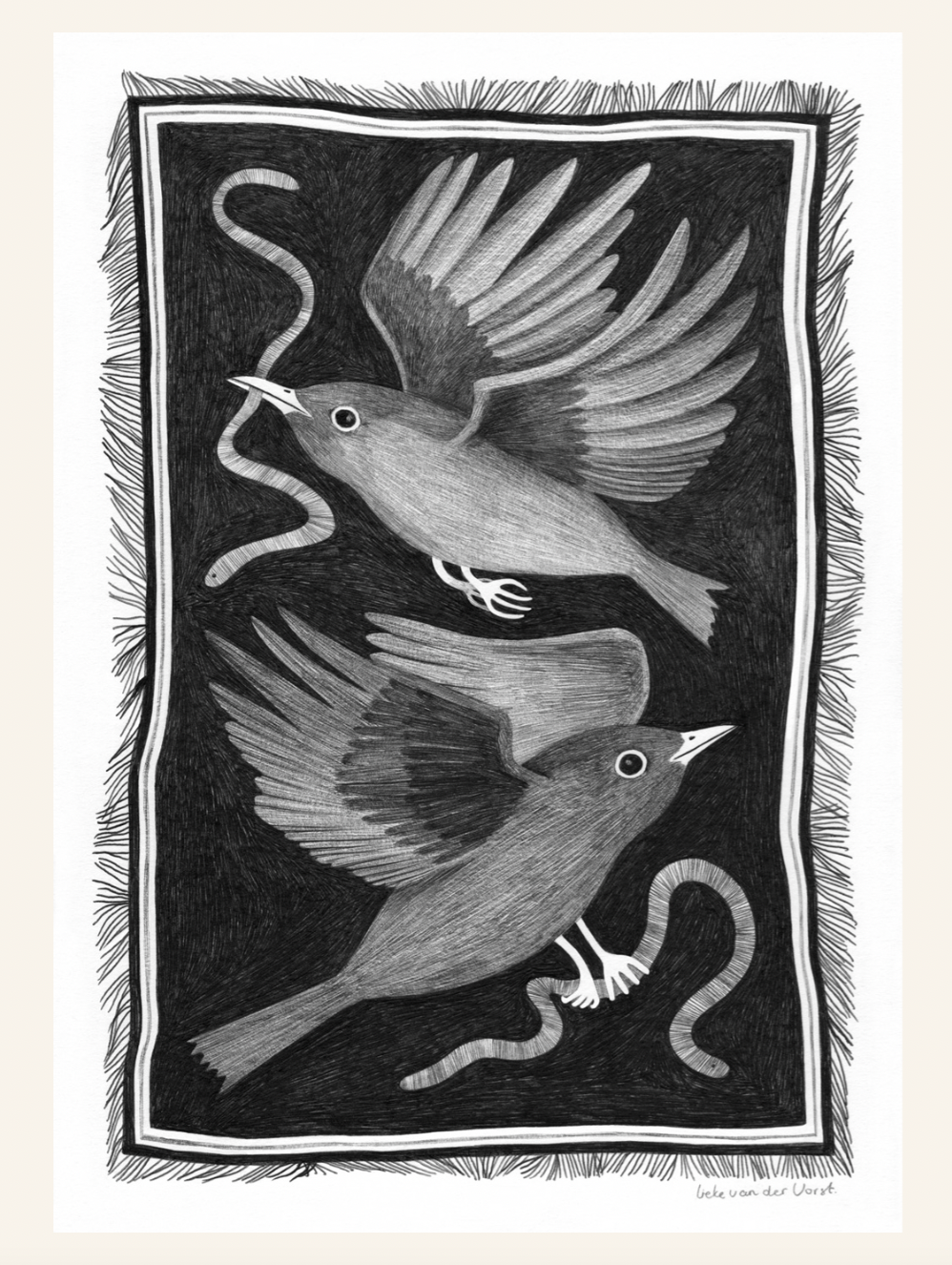 Soul Cloth No. 6 by Lieke Van Der Vorst. (Unframed)