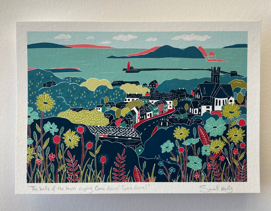 Sorrell Reilly "Irelands's Eye, Howth" A4 Unframed.
