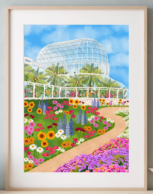 'Irish Botanic Gardens by Claudia McElhill (A4 Print Unframed)