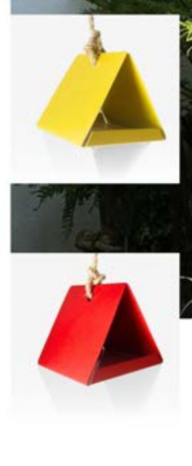 Powder coated Metal Bird feeder by We Make Good