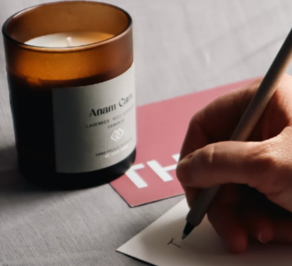Anam Cara Aromatherapy candle by We Make Good