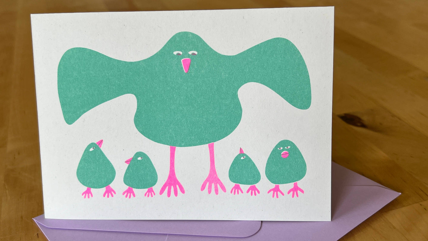 Riso Greetings Card - Brood