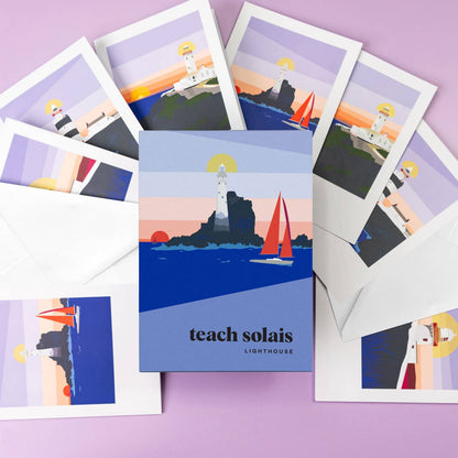 Lighthouse Greeting Card Box