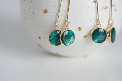 Waves & Shadows Earrings | Resin Jewellery