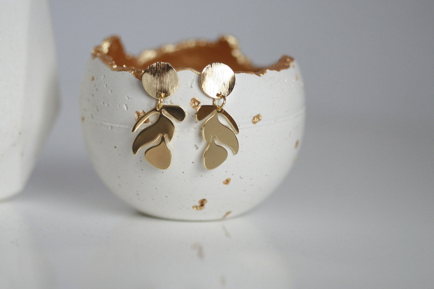 Kaiko - Leaf Earrings | Statement Studs