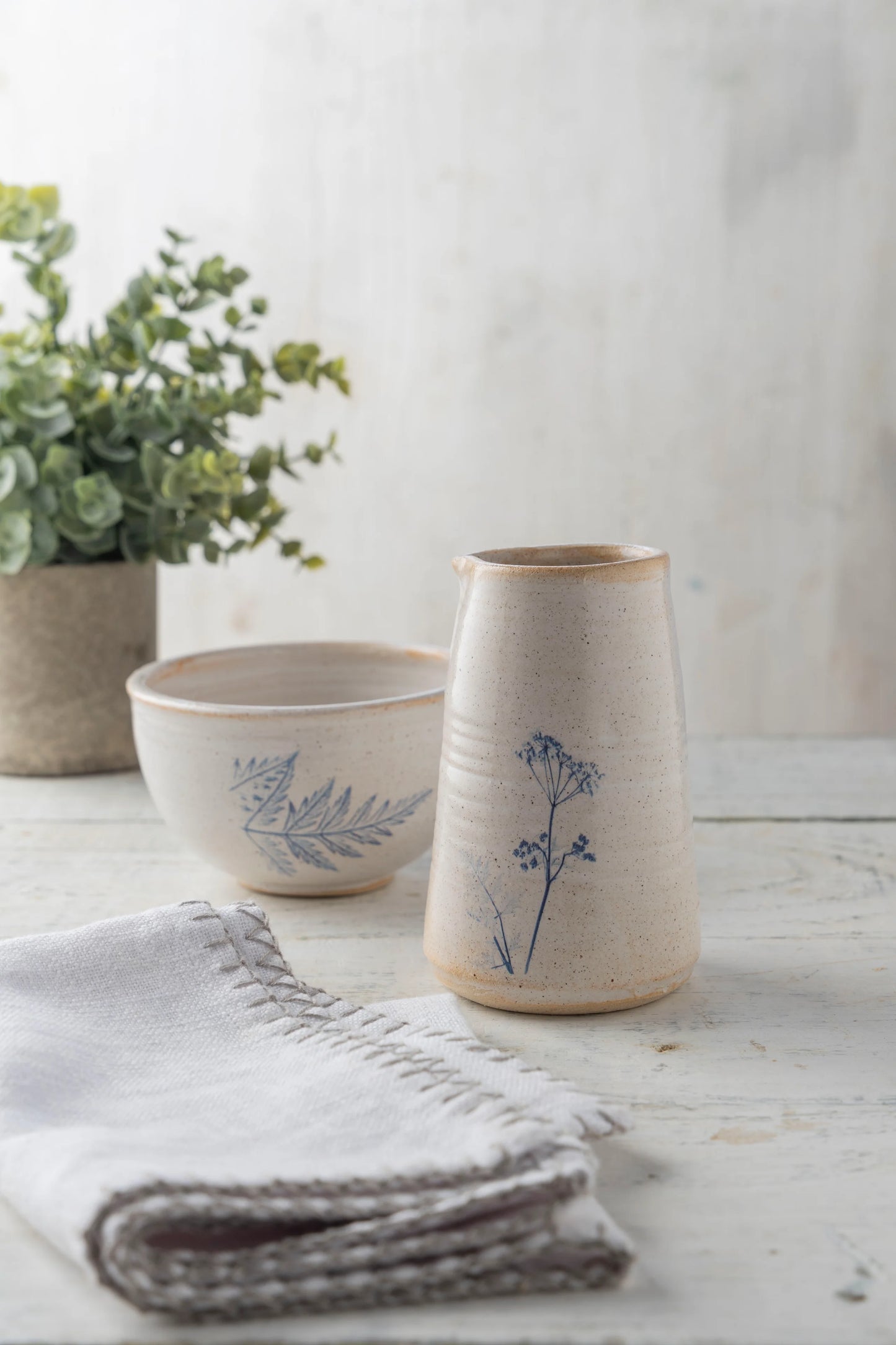 St. Annes Meadowsweet Creamer and Sugar Bowl