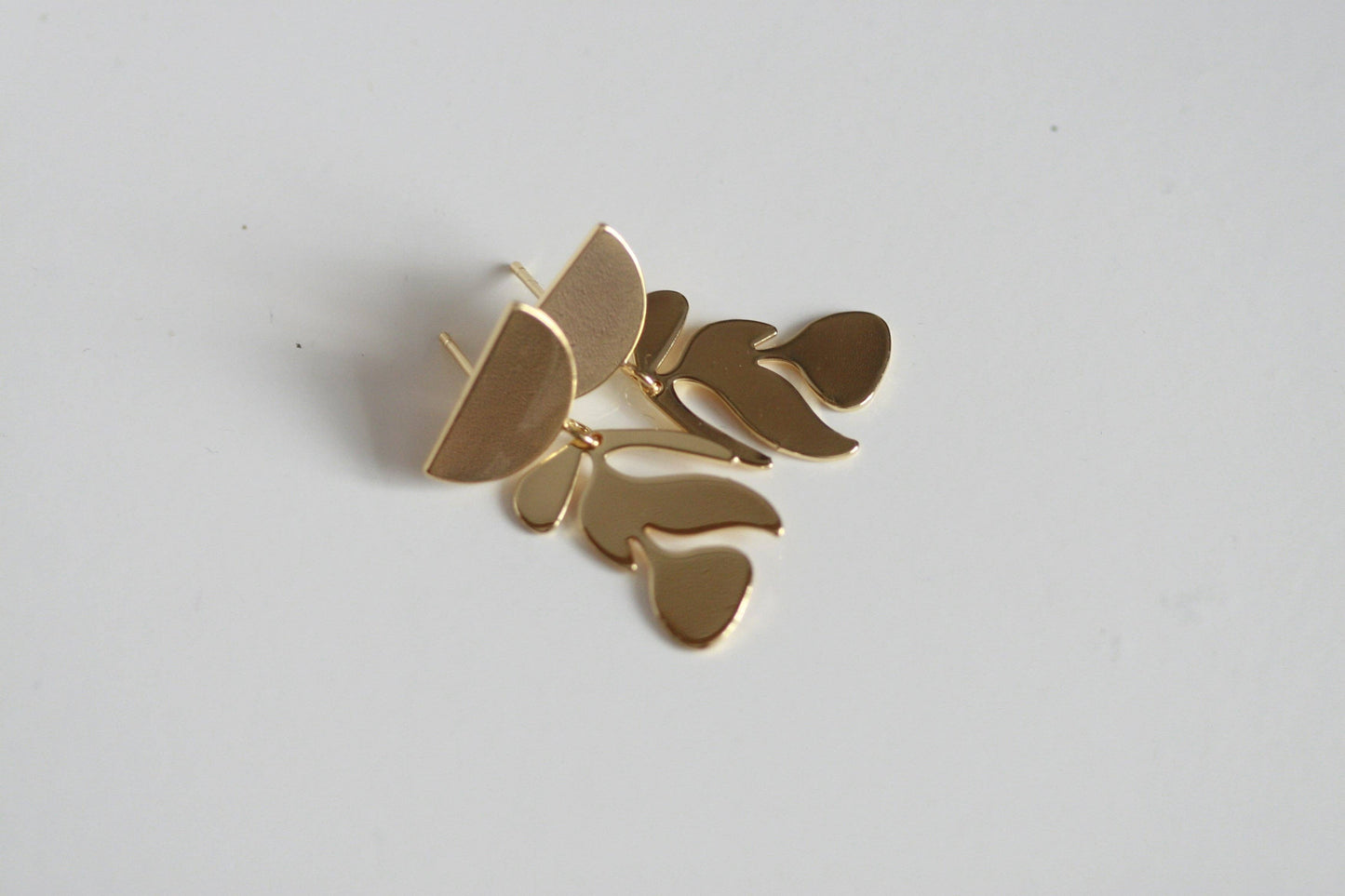 Leaf Earrings | Statement Studs