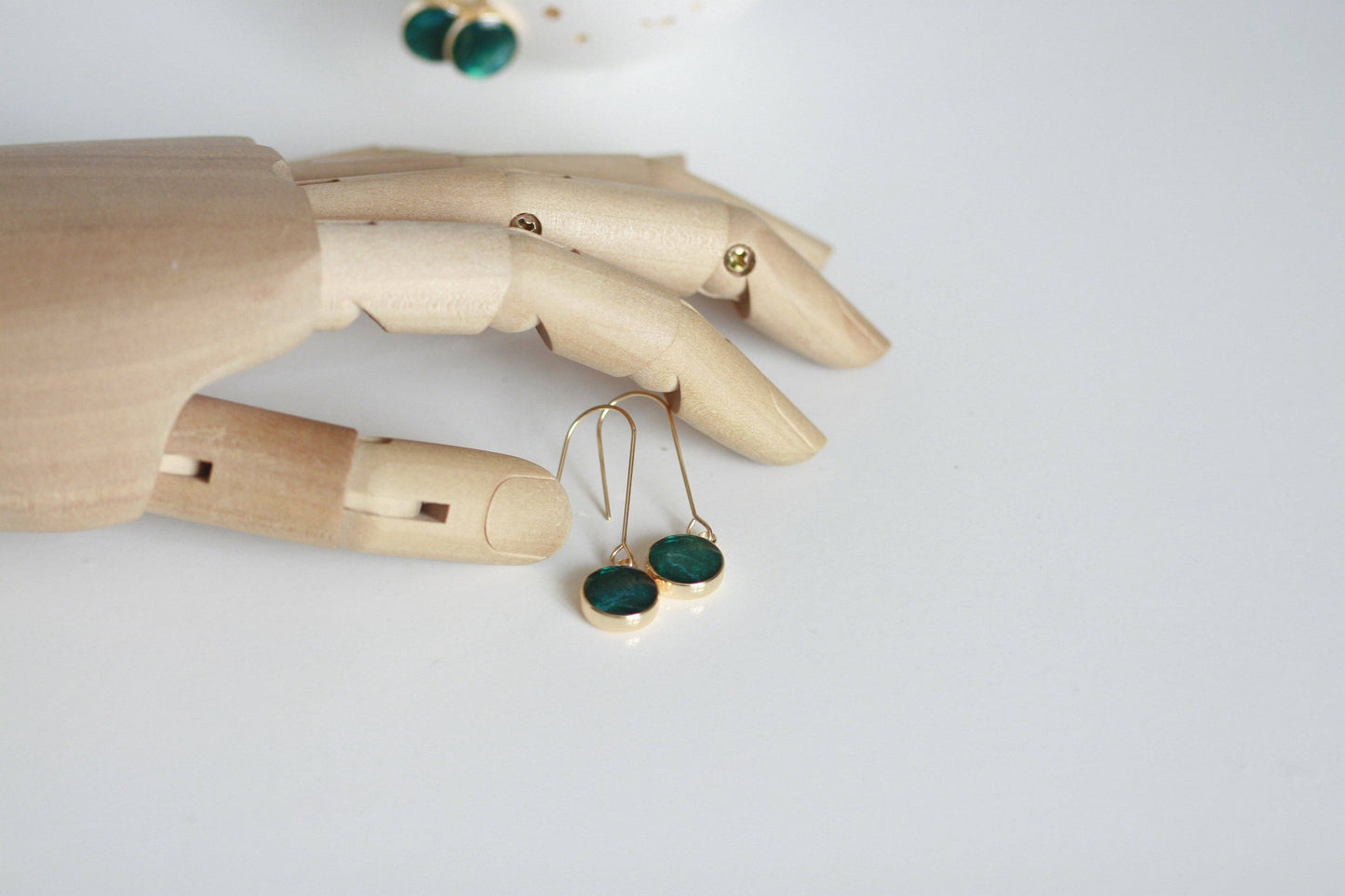 Waves & Shadows Earrings | Resin Jewellery