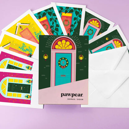 Door Greeting Card Box
