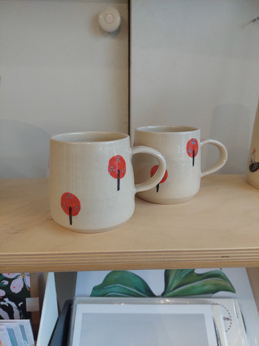 Brookwood Red Tree Coffee Cup