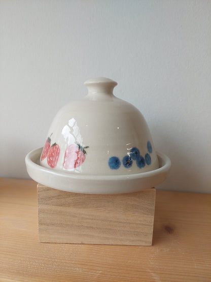 Summer Berry Butter Dish