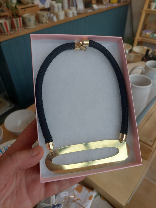 Necklace by Daki Daki Black