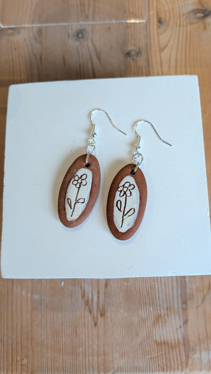 Flower Terracotta Brookwood earrings