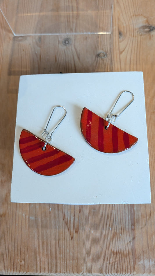 Candy Stripe Brookwood earrings